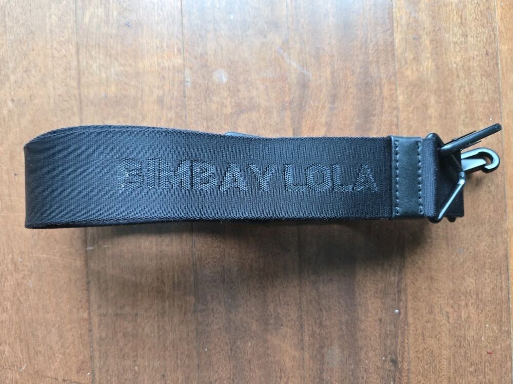 Bimba Y Lola Black Logo Strap Only